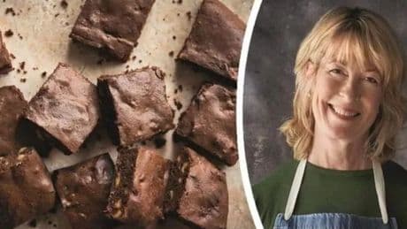 Diabetes cookbook includes low-carb treats like this squidgy chocolate brownies recipe