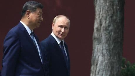 Putin in China: Gasgeschäfte und Kriegsparolen beim Tee