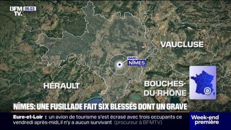Nîmes: une fusillade fait six blessés dont un grave