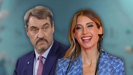 Veganes Steak und Flirt-Versuche: Kurioses Treffen von Cathy Hummels und Markus Söder