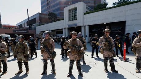 Les marines déployés à Los Angeles vont quitter la ville
