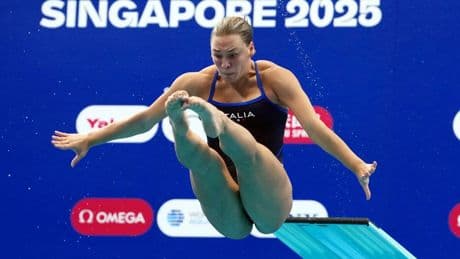 Chiara Pellacani, bronzo nel trampolino da tre metri