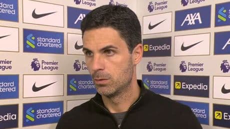 Arsenal boss Mikel Arteta rages in awkward interview after being mocked at Anfield