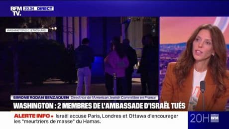 Fusillade à Washington: "L'intégralité de notre équipe sur place est extrêmement choquée", indique Simone Rodan Benzaquen, directrice de l'American Jewish Committee en France