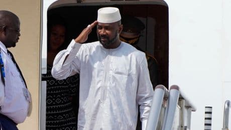 Mali's military government is suspending political parties' activities, state TV says