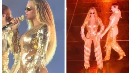 Beyonce suffers wardrobe malfunction mid-song as she kicks off London stint of Cowboy Carter tour