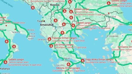 Felaketin haritası! Birçok ülkede ormanlar yanıyor!