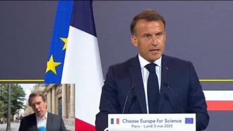 Macron calls US science policy under Trump a mistake