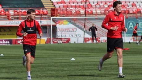 Hamilton Accies boss delighted to see defensive duo back as he offers Charlie Telfer update