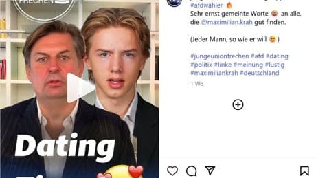 Echte Männer: JU Frechen nimmt AfD-Mann Maximilian Krah mit gewitztem Video auseinander