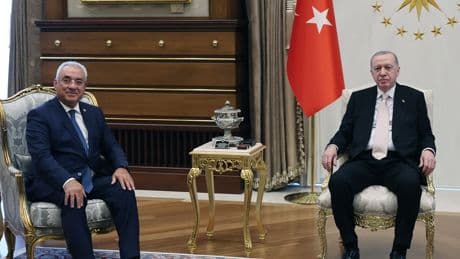 Cumhurbaşkanı Erdoğan DSP Genel Başkanı Aksakal'ı kabul etti