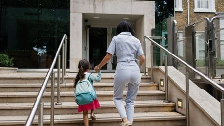 My younger daughter was excited to go to preschool full-time. The transition was not so easy for me.