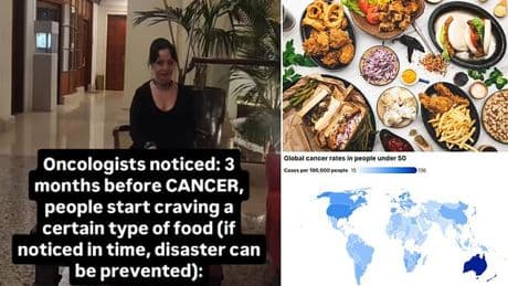 Doctor reveals 'sudden and almost obsessive craving for a certain type of food' people often experience three months before cancer diagnosis
