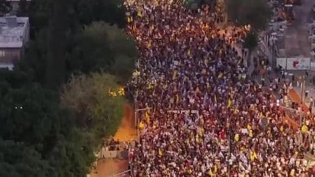 İsrailli rehine ailelerinden protesto