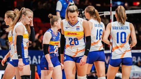 Volleybalsters lijden met verjongde ploeg tweede nederlaag in Nations League