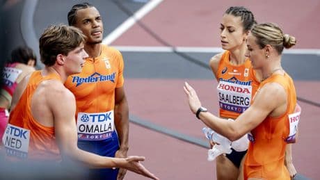 LIVE WK atletiek: Gemengde estafetteploeg 4x400 meter naar finale