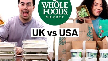 We compared the Whole Foods hot bar in the US and UK