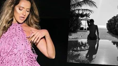 Hadise yaz sezonunu açtı, bikinili poz verdi! Yazdığı not dikkatleri çekti