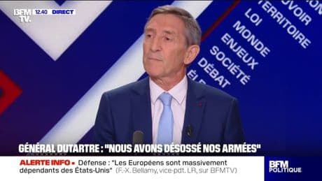 Réserve de l'armée: "Je pense que ce serait une bonne chose d'avoir un service national", déclare Patrick Dutartre (général de l'armée de l'air)
