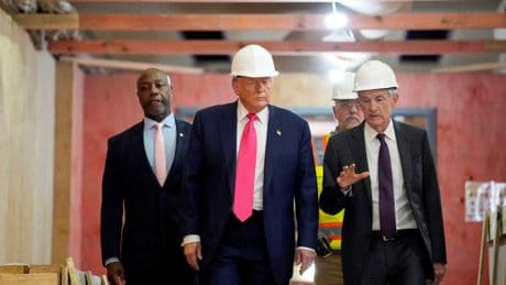 ‘You just added a third building’: Powell fact checks Trump’s Fed renovation as awkward hard-hat visit turns tense