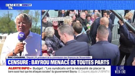 Motion de censure: Éric Coquerel "voit mal" les socialistes "sauver le gouvernement Bayrou"