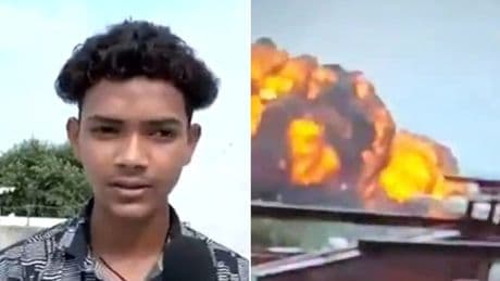 Boy who filmed Air India crash was trying to show friends ‘how planes fly’
