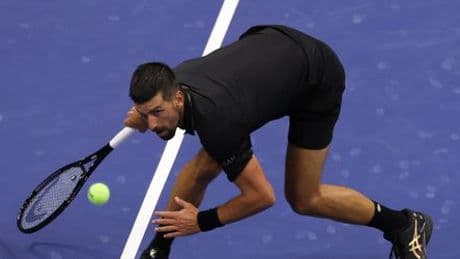 US Open: Novak Djokovic müht sich zum Sieg über Learner Tien in der 1. Runde