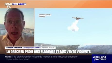 Grèce: les incendies et vents violents font un mort à Keratea