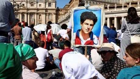 Pope Leo XIV Declares Two Saints, Including Carlo Acutis