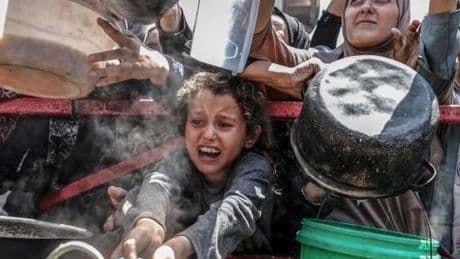 Gaza children starving to death in droves as horror images show suffering