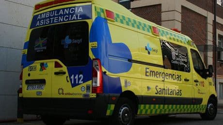 Heridos dos motoristas tras sufrir una caída en la autovía A-62 en Espeja: han sido trasladados al hospital