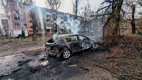Stromausfälle nach russischem Luftangriff auf Krywyj Rih