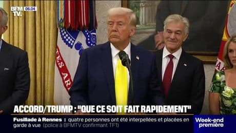 Guerre en Ukraine: "Nous voulons que cela soit fait rapidement", déclare Trump à propos d'un accord de paix