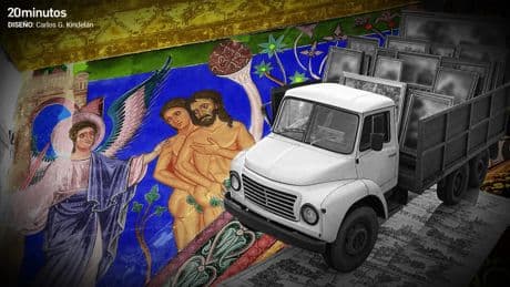 Las pinturas murales de Sijena, una joya del románico español que por fin podrá regresar a Aragón