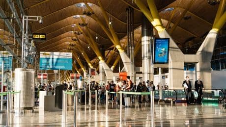 Warning as Madrid restricts access to airport