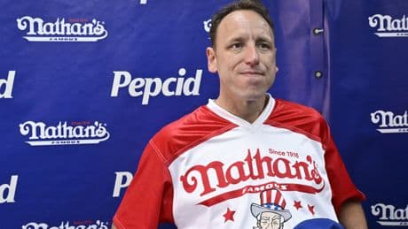 Joey Chestnut reveals his absurd goal for Nathan’s hot dog eating contest return