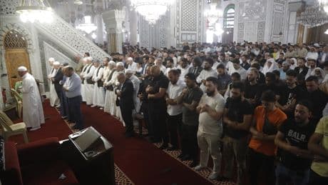 Suriye'de Esed'in devrilmesinin ardından ilk Kurban Bayramı namazı