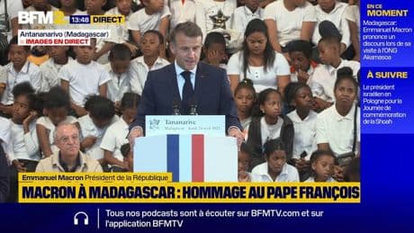 Macron à Madagascar: "on va essayer de se battre contre ces armées folles"