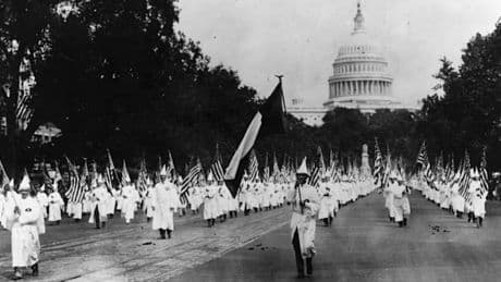 Als die Männer mit den weißen Hauben durch Washington marschierten
