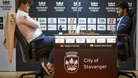 La reacción de Magnus Carlsen tras perder con el campeón del mundo de ajedrez