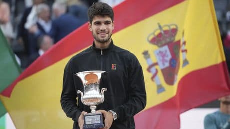 Los millones que deja Carlos Alcaraz en impuestos este año: casi 500.000 euros por ganar en Roma
