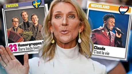 Alles over de finale van het Eurovisiesongfestival in Bazel: Zweden topfavoriet met ’saunalied’, Claude gaat voor linkerrijtje scorebord en spanning stijgt rond Céline Dion