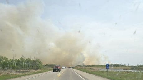 Highway 3 near Prince Albert closed due to wildfire activity