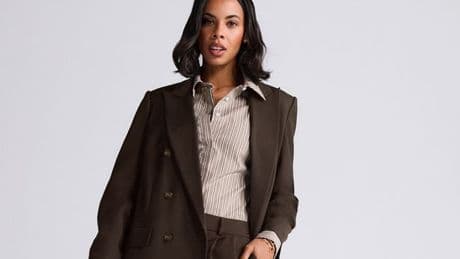 Rochelle Humes’ Next range features a bargain version of Victoria Beckham’s £1.7k suit