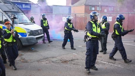 Farage claim that police drove protesters to demo is not true – senior officer