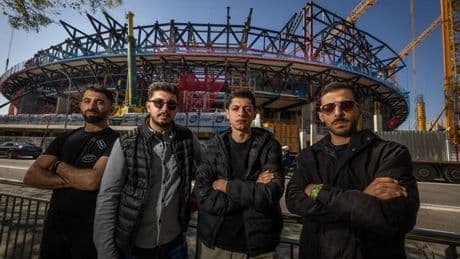 Refugiados palestinos denuncian explotación laboral en las obras del Camp Nou