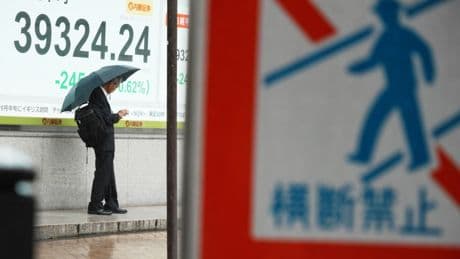 Asian shares are mixed after S&P 500 and Nasdaq composite pull back from their all-time highs