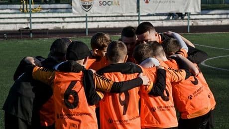 Sir Bobby Charlton's legacy helps kids in Ukraine play football