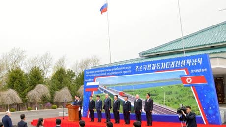 North Korea and Russia Build First Cross-Border Road Bridge