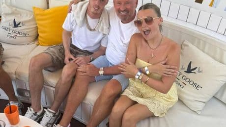 Cole Palmer parties at Wayne Lineker’s Ibiza beach club for ‘champion celebration’ days after split from Connie Grace
